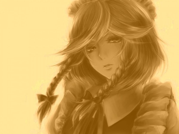 С девушками рисованные