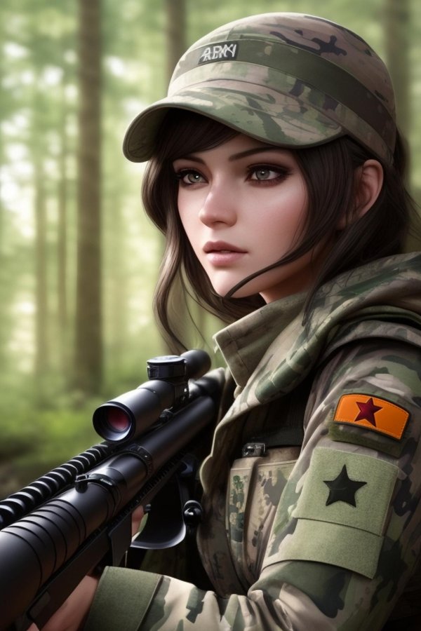 Военный и девушка