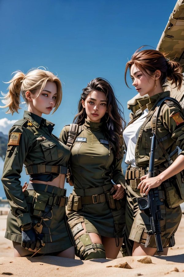 Военный и девушка