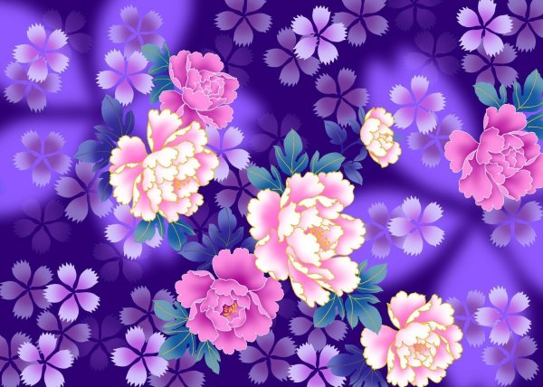цветочные фоны