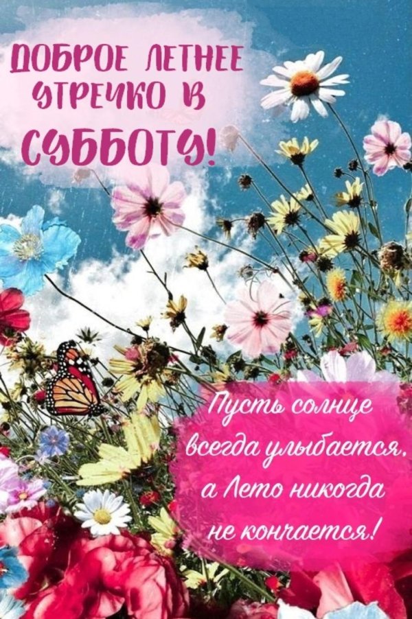 доброго летнего субботнего утра