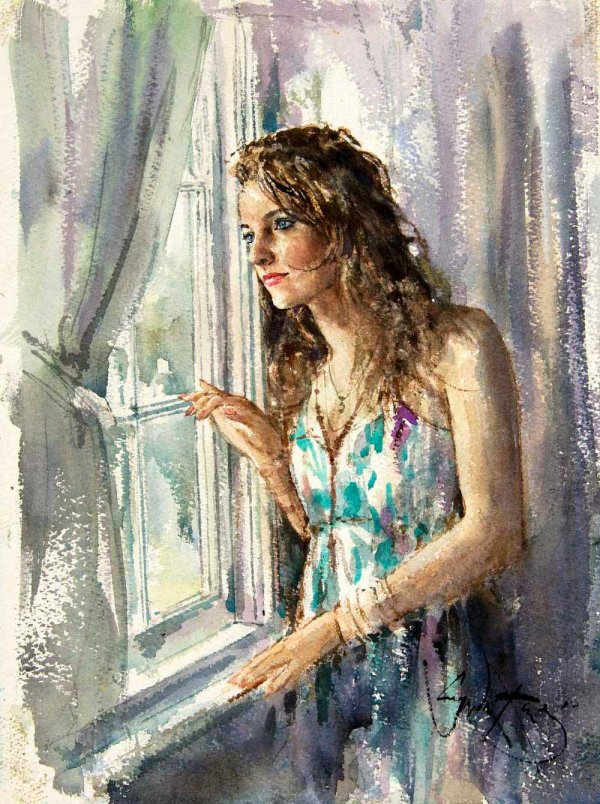 Девушка у окна
