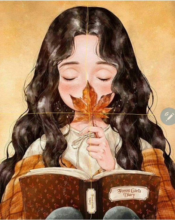 Девушка читает книгу