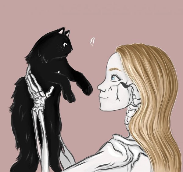 Девушка с котом