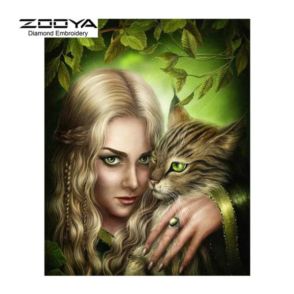 Девушка с котом