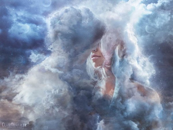 Небо и девушка