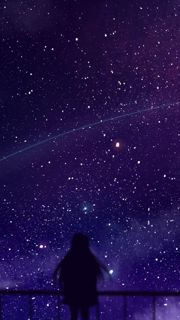 Небо и девушка