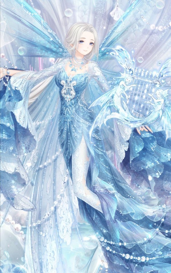 Фэнтези девушка зима