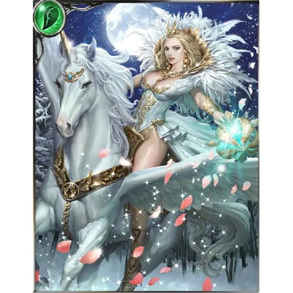 Фэнтези девушка зима