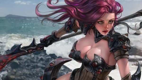 С девушками на обои