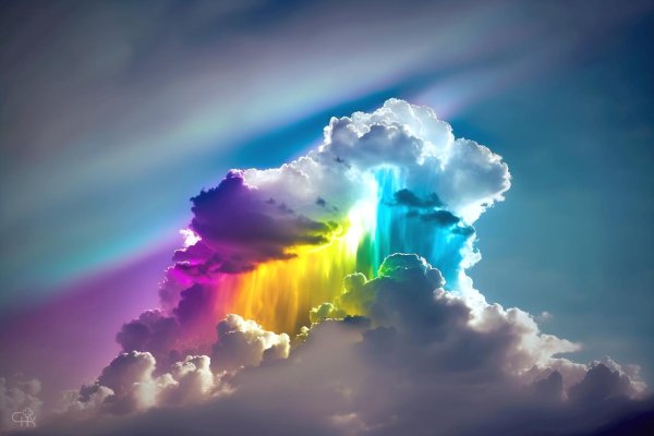 радужное облако явление