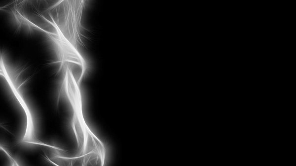 Девушка на черном фоне