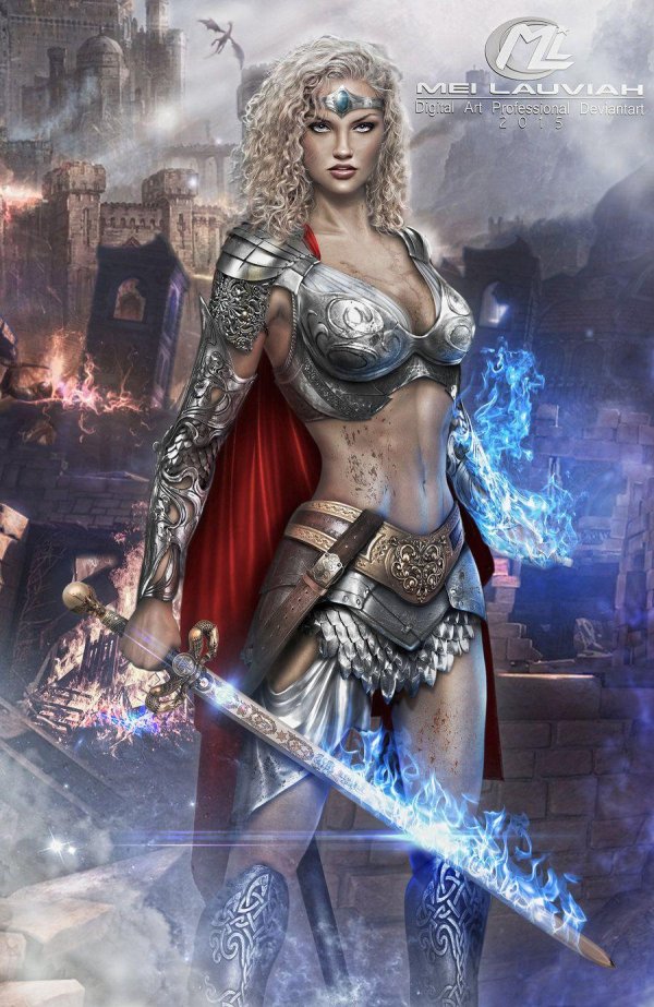 Девушка воин