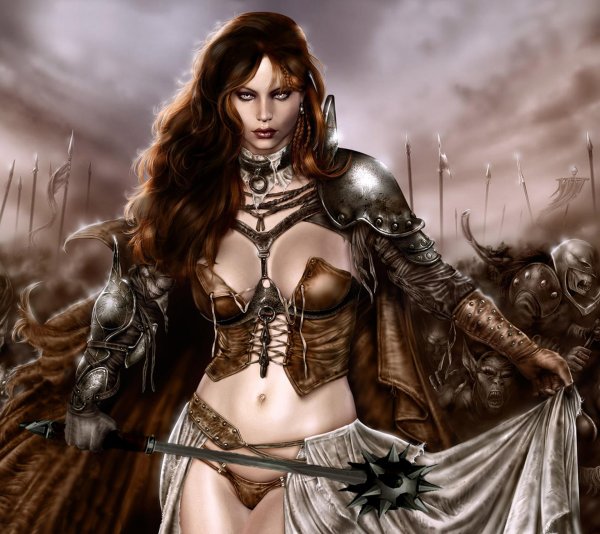 Девушка воин