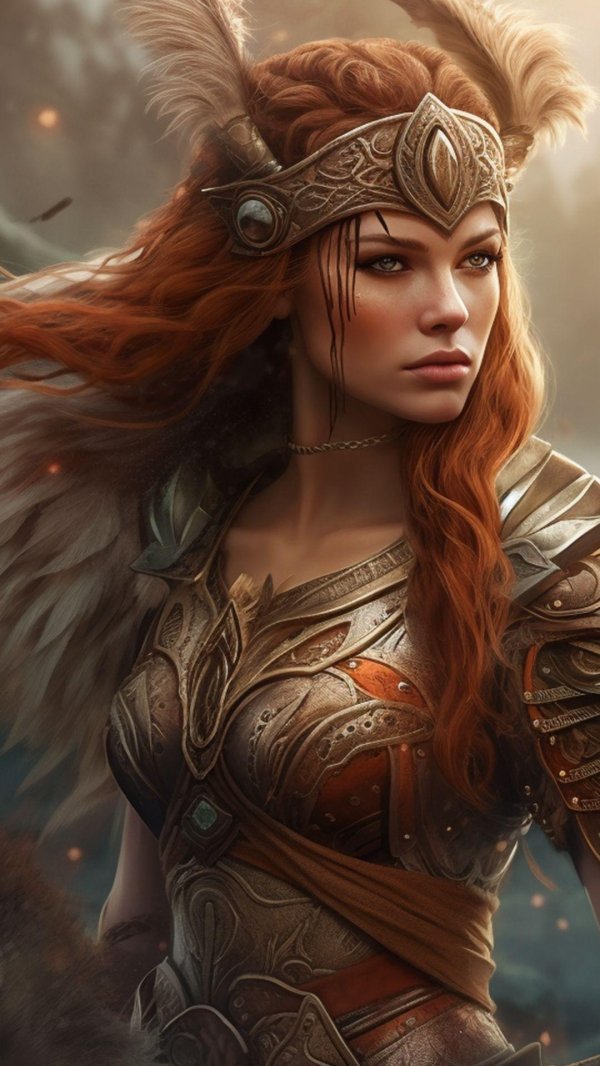 Девушка воин