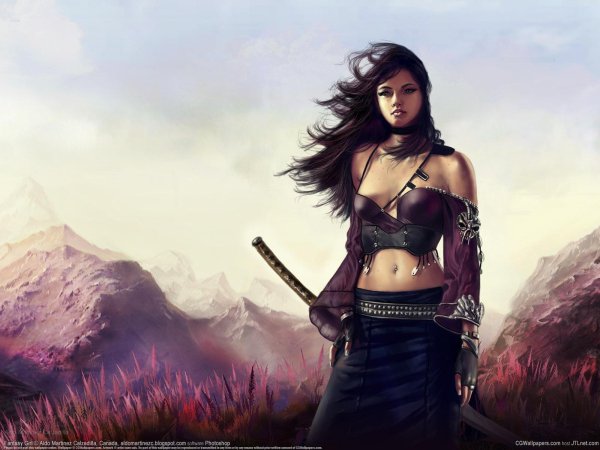 Девушка воин