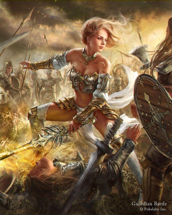 Девушка воин