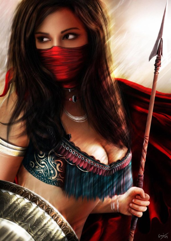 Девушка воин