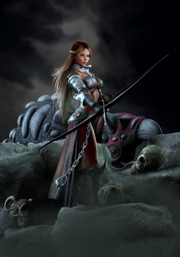 Девушка воин