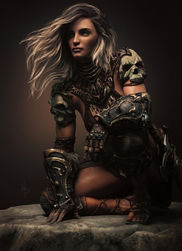 Девушка воин