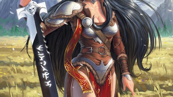 Девушка воин