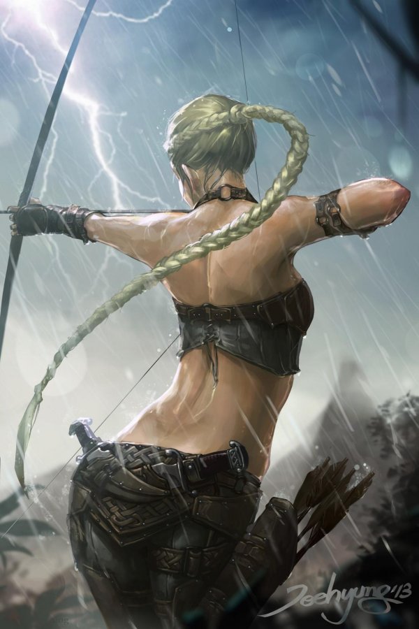 Девушка воин