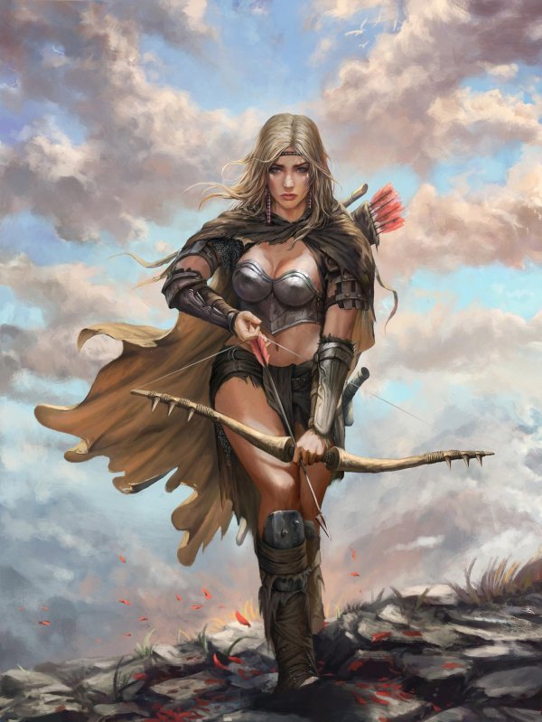 Девушка воин