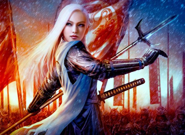 Девушка воин