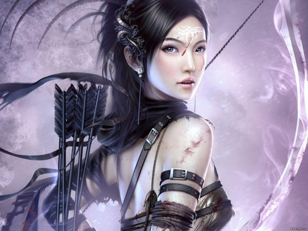 Девушка воин