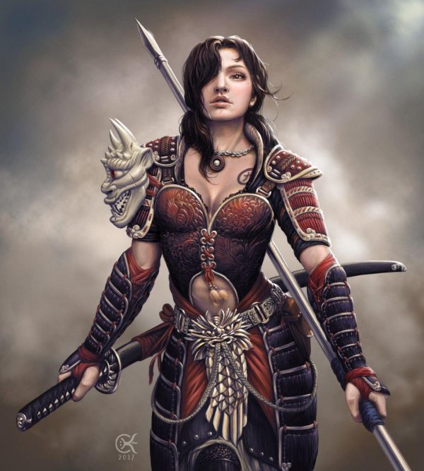 Девушка воин