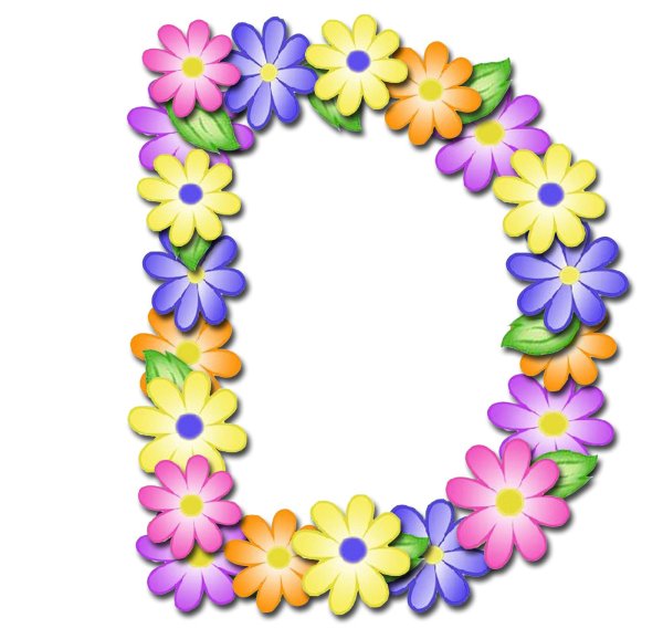 цветочный алфавит