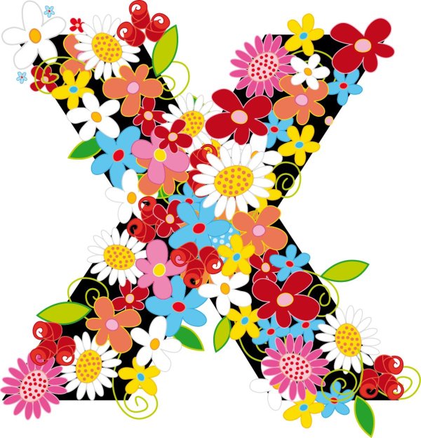 цветочный алфавит