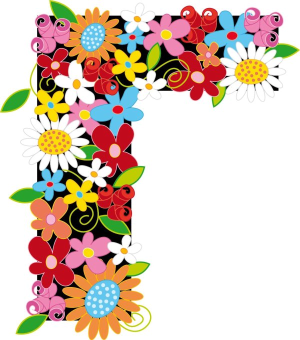 цветочный алфавит