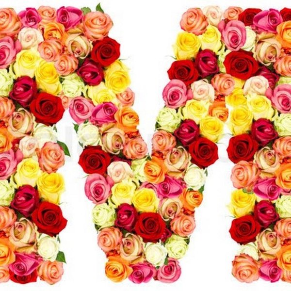 цветочный алфавит