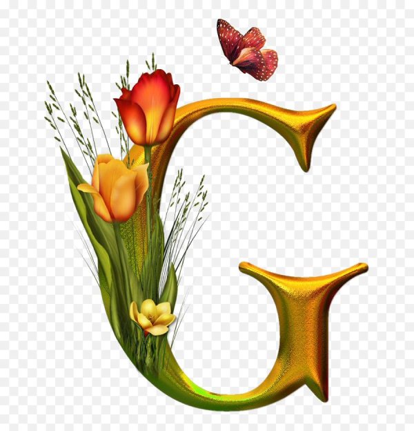 цветочный алфавит