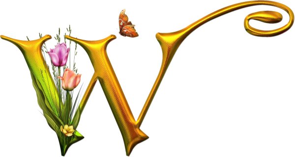 цветочный алфавит