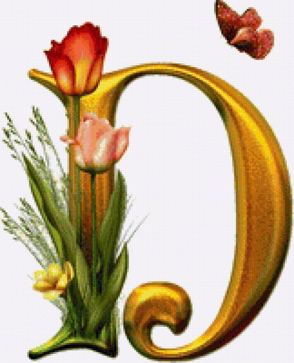 цветочный алфавит