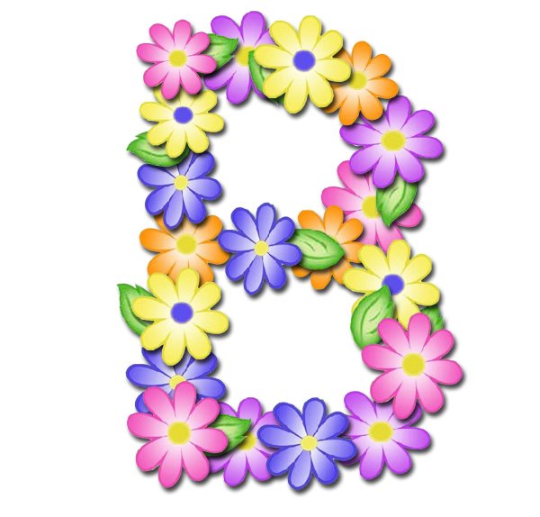 цветочный алфавит