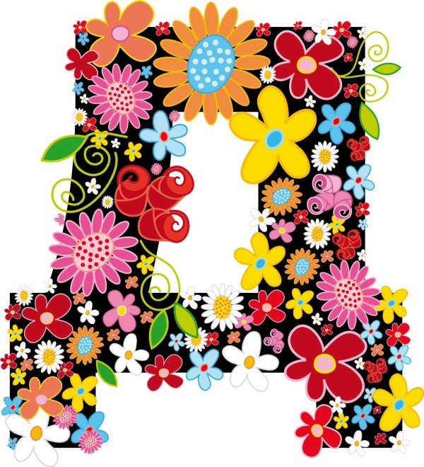 цветочный алфавит