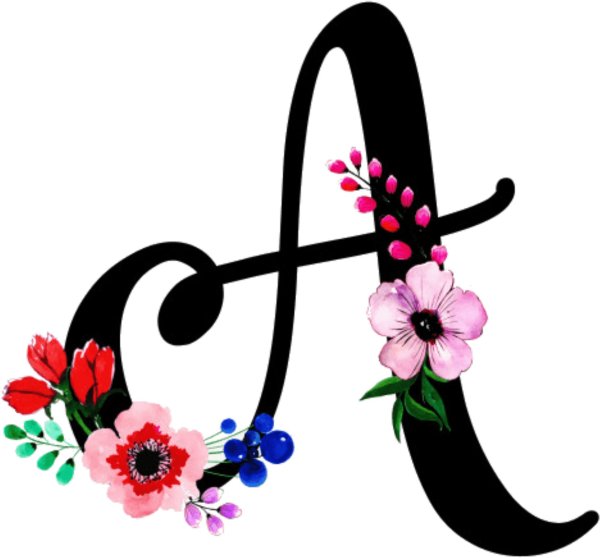 буква а красивая