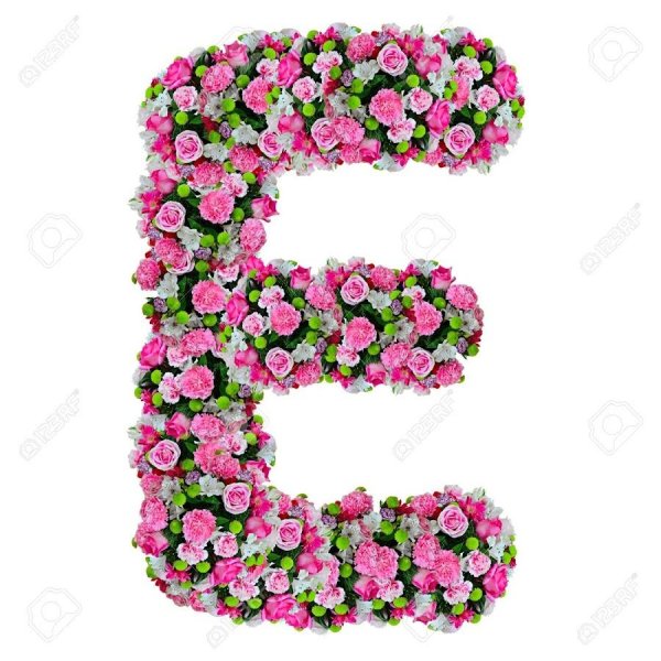 цветочная буква л