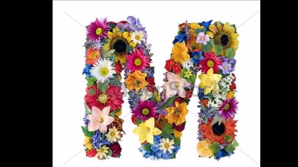 цветочный алфавит