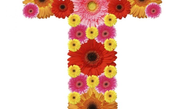 цветочный алфавит