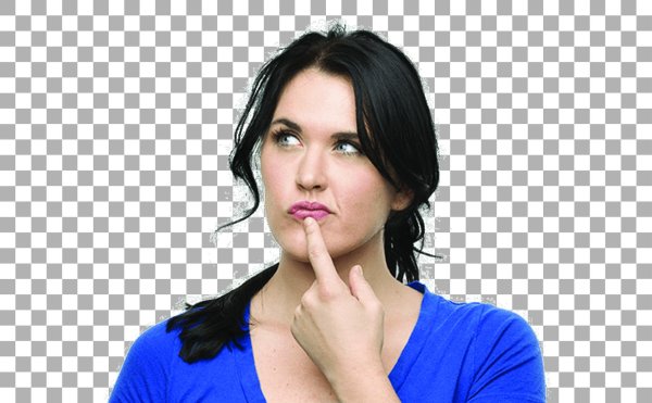 Девушка задумалась