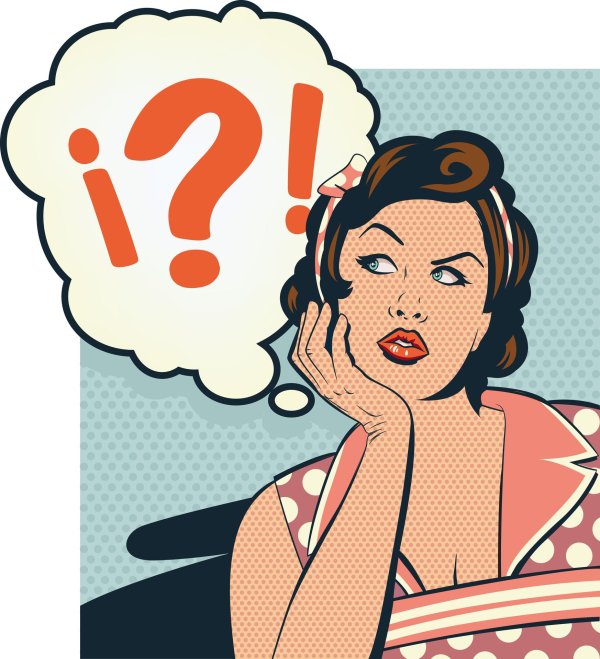 Девушка задумалась