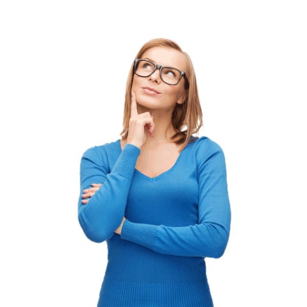 Девушка задумалась