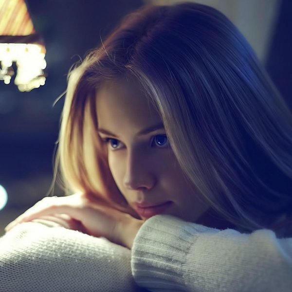 Девушка задумалась