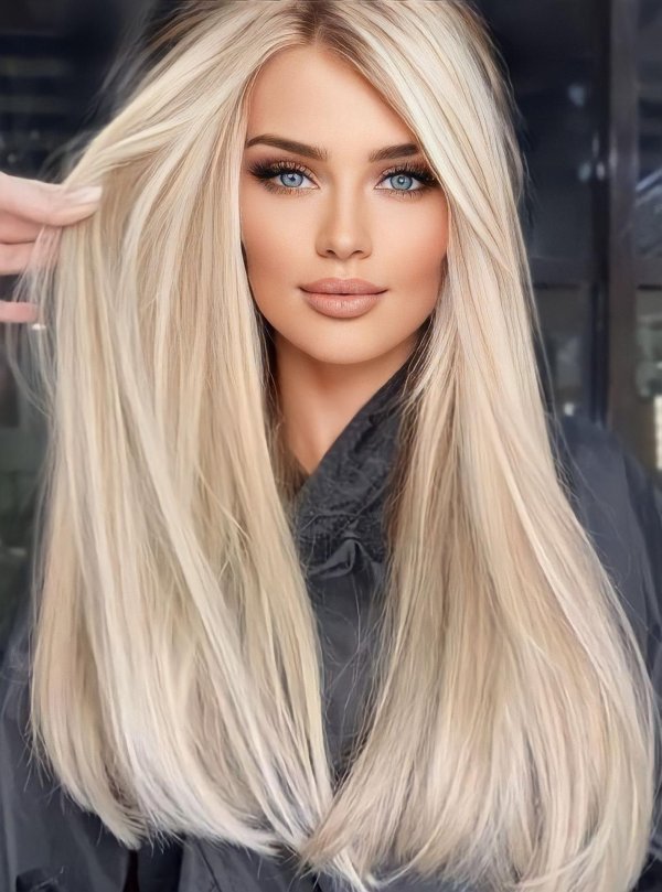 Светловолосая девушка