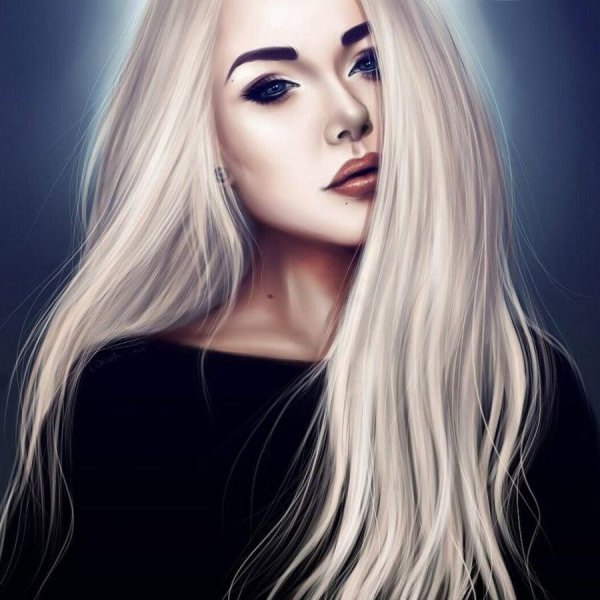Светловолосая девушка