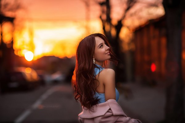 Вечер девушка